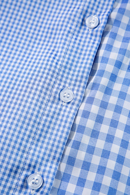 Plaid Button Up Long Sleeve Shirt - Plume & Peak