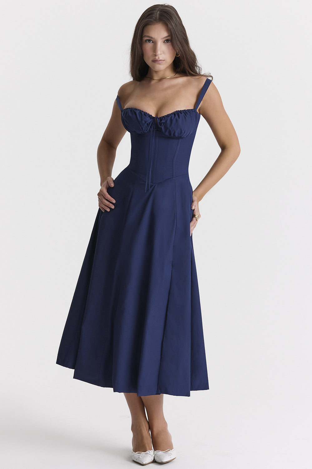 Summer Chic French Style Dress Elegant - Plume & Peak