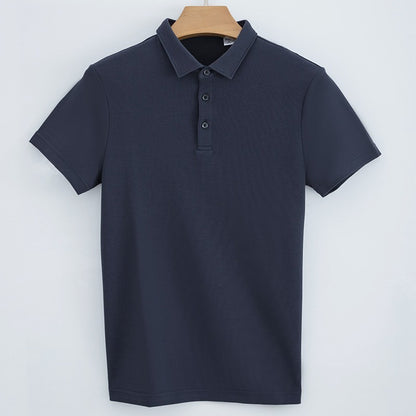 Premium DoubleFaced Cotton Polo Shirt for Men - Plume & Peak