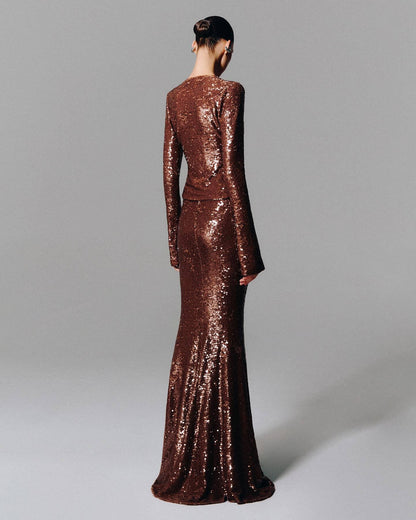 The Night Ember Gown - Plume & Peak