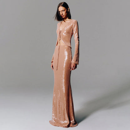 The Night Ember Gown - Plume & Peak