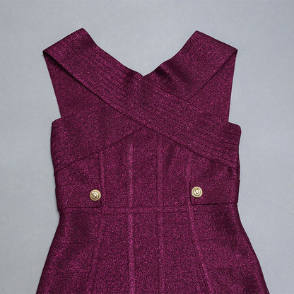 Plume & Peak Bordeaux Muse Dress - Plume & Peak