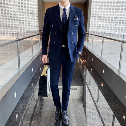 Slim Fit Modern Groom Business - Plume & Peak