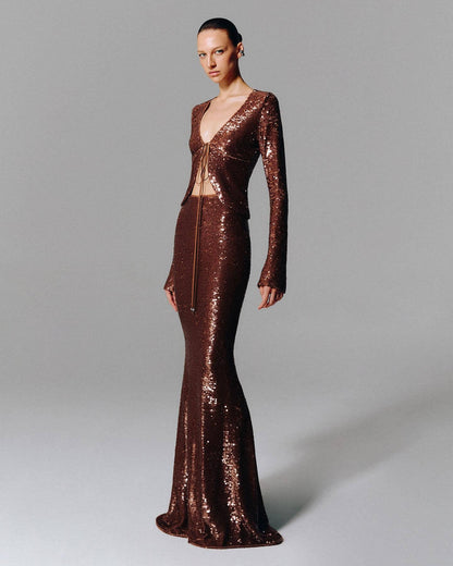 The Night Ember Gown - Plume & Peak