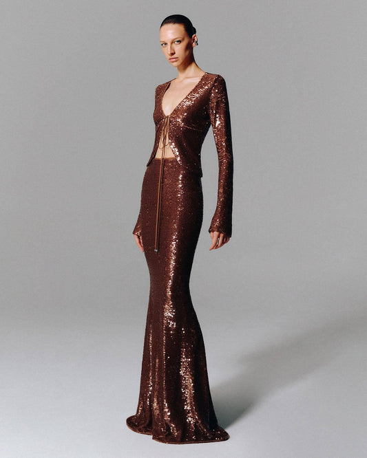 The Night Ember Gown - Plume & Peak
