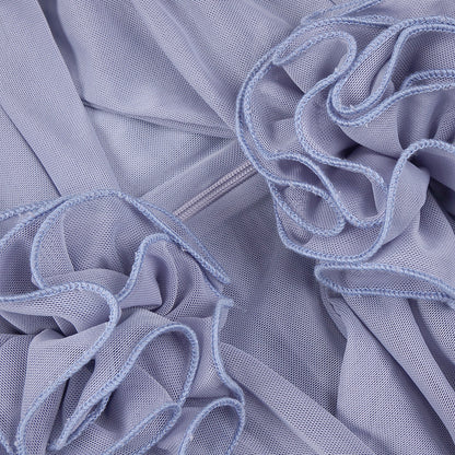 The Azure Bloom Dress - Plume & Peak