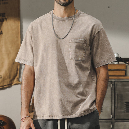 The Easywear Washed Tee – Core Collection - Plume & Peak