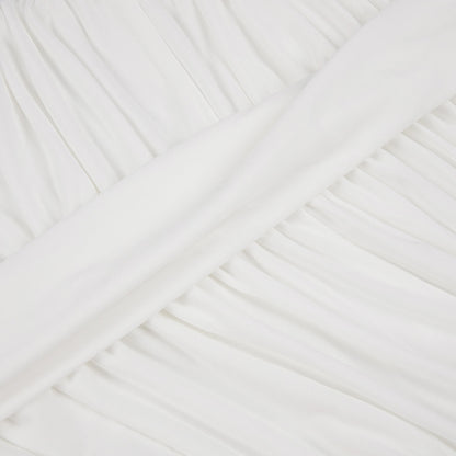 The Celestial Drape Gown – Dual-Tone Elegance - Plume & Peak