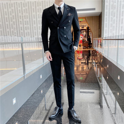 Slim Fit Modern Groom Business - Plume & Peak