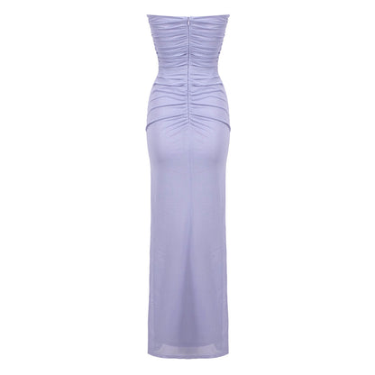 The Azure Bloom Dress - Plume & Peak