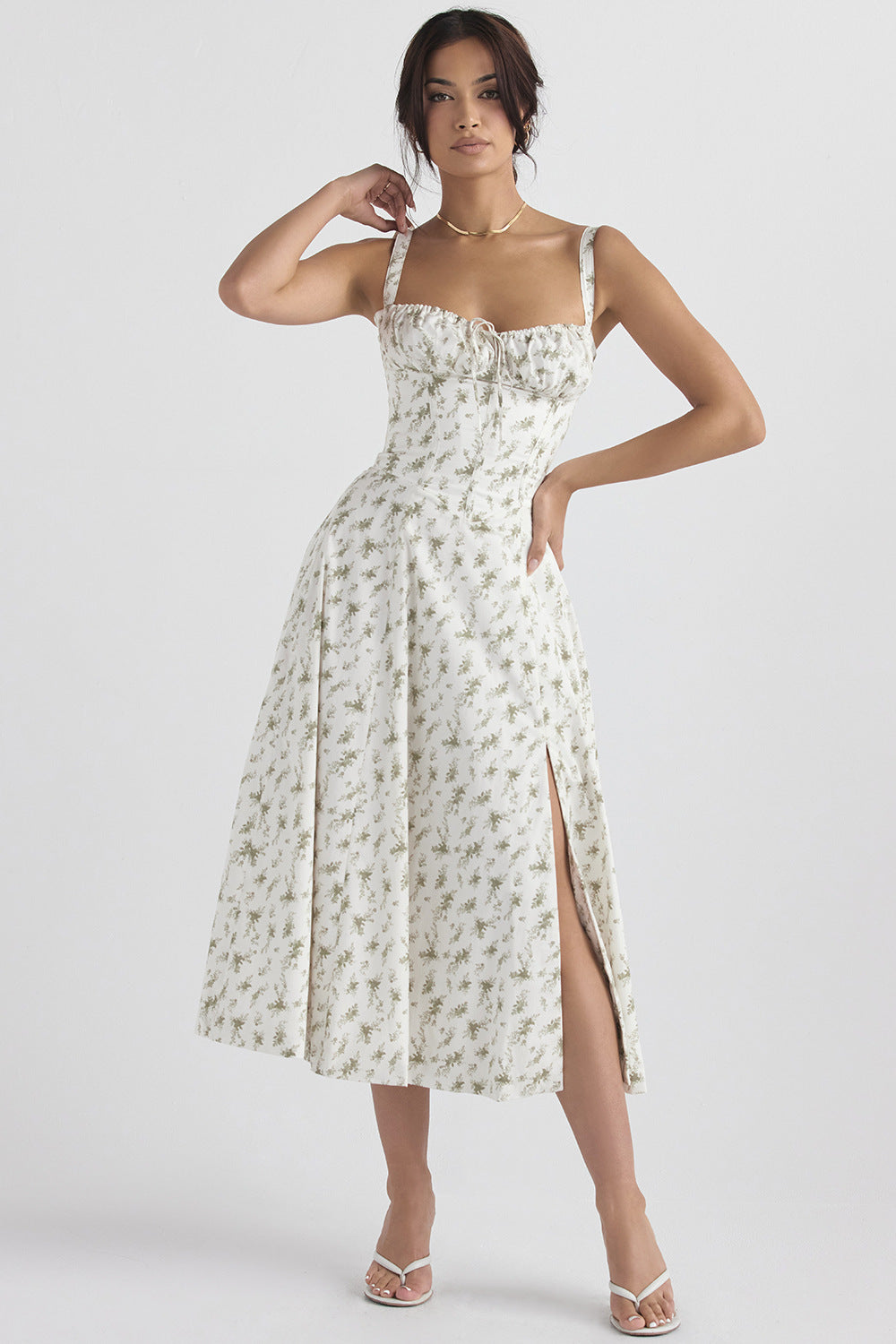 Summer Chic French Style Dress Elegant - Plume & Peak