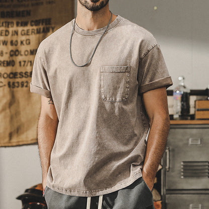 The Easywear Washed Tee – Core Collection - Plume & Peak