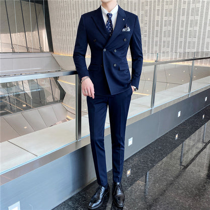 Slim Fit Modern Groom Business - Plume & Peak