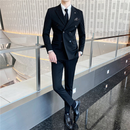 Slim Fit Modern Groom Business - Plume & Peak