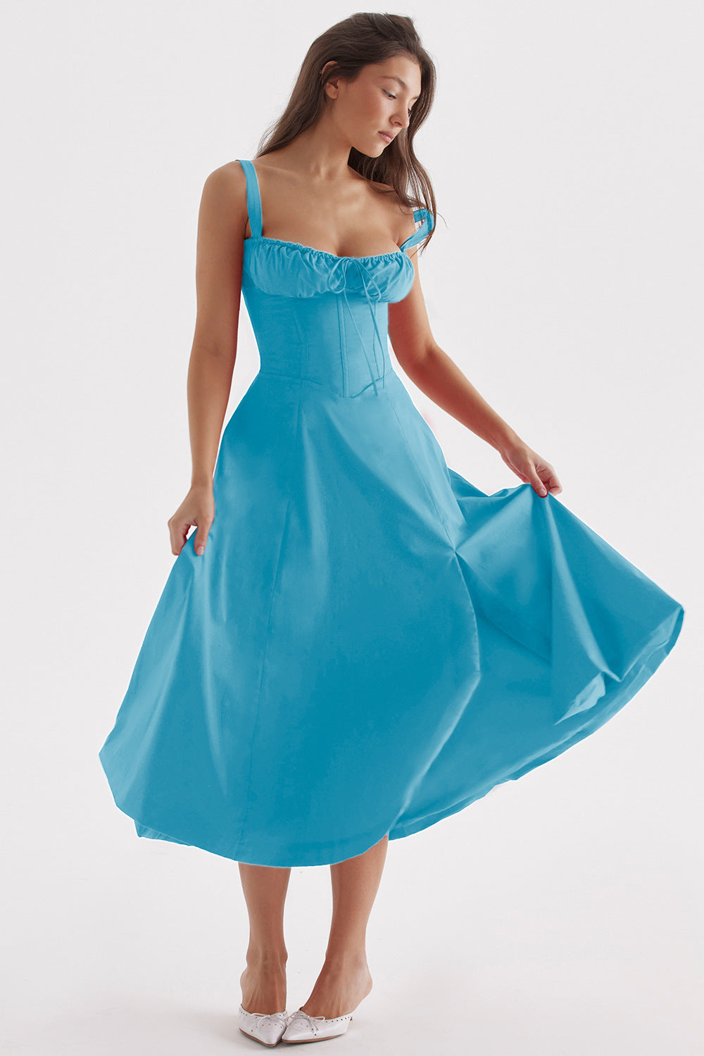Summer Chic French Style Dress Elegant - Plume & Peak