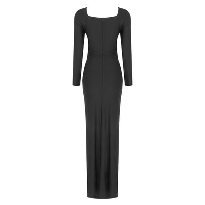 The Midnight Cutout Gown – Noir Edition - Plume & Peak