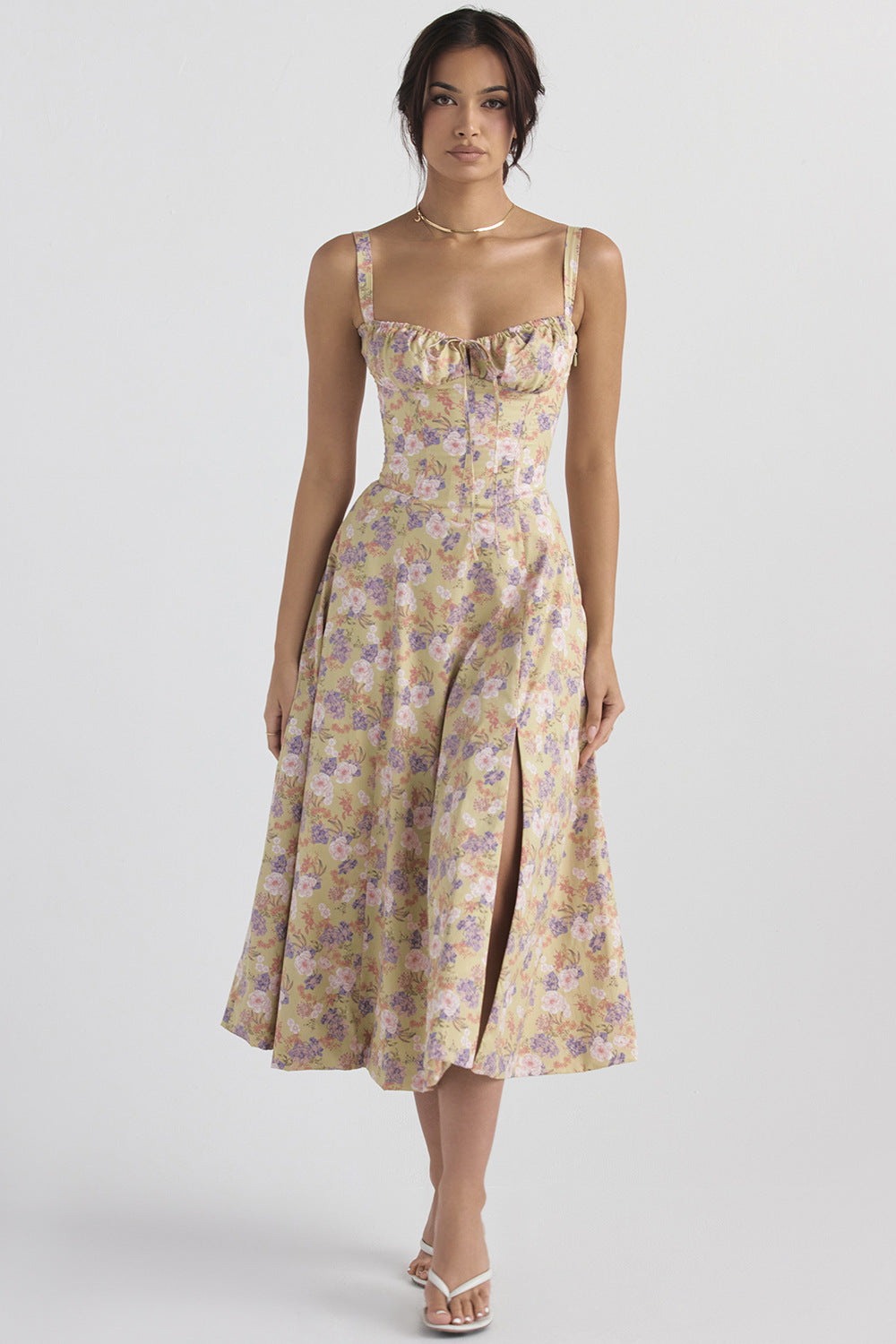 Summer Chic French Style Dress Elegant - Plume & Peak