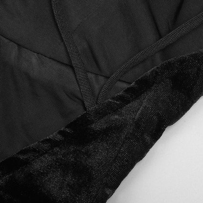 The Noir Bloom Gown with Sculpted Petal Detail - Plume & Peak