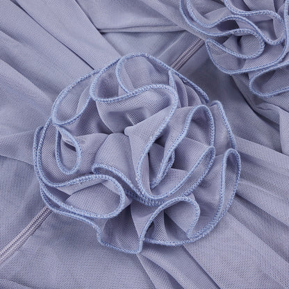 The Azure Bloom Dress - Plume & Peak