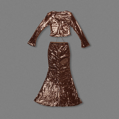 The Night Ember Gown - Plume & Peak