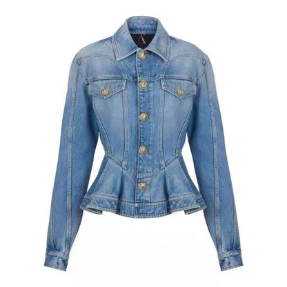 2025 Spring Trendy Womens Denim Jacket with Chic Design