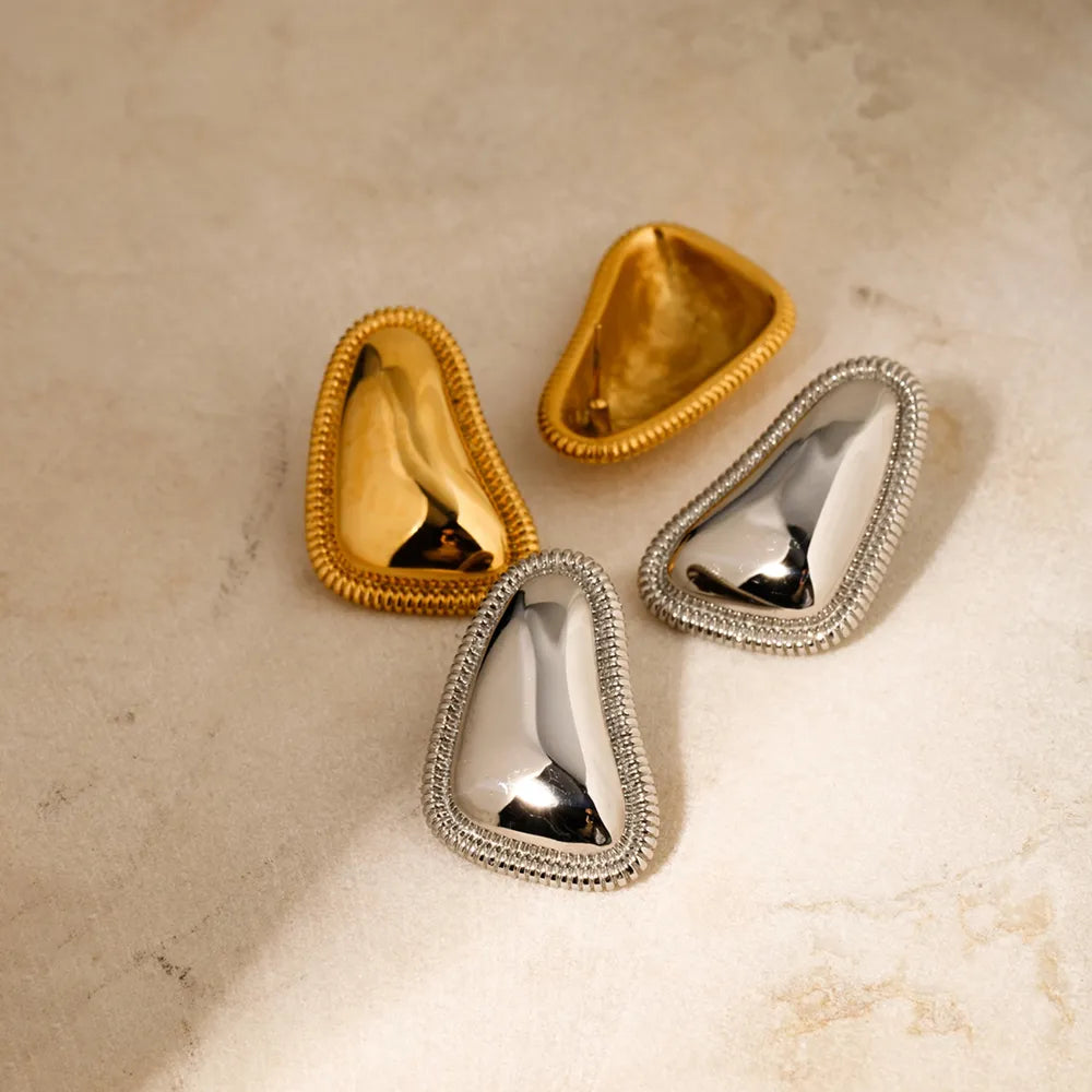Stainless Steel Stud Earrings - Plume & Peak