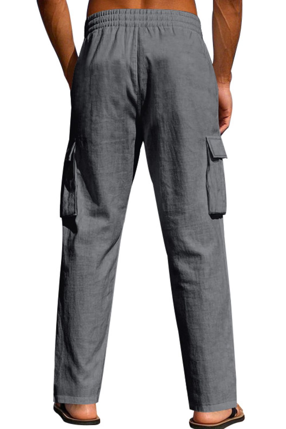 Men’s Relaxed Fit Drawstring Pants | Lightweight, Breathable Lounge & Travel Pants - Plume & Peak