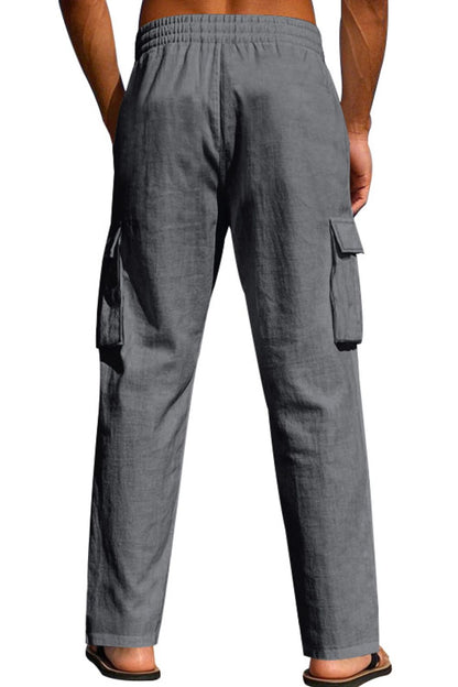 Men’s Relaxed Fit Drawstring Pants | Lightweight, Breathable Lounge & Travel Pants - Plume & Peak