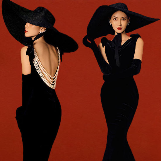 2025 Chic Backless Deep V Gown for Parties